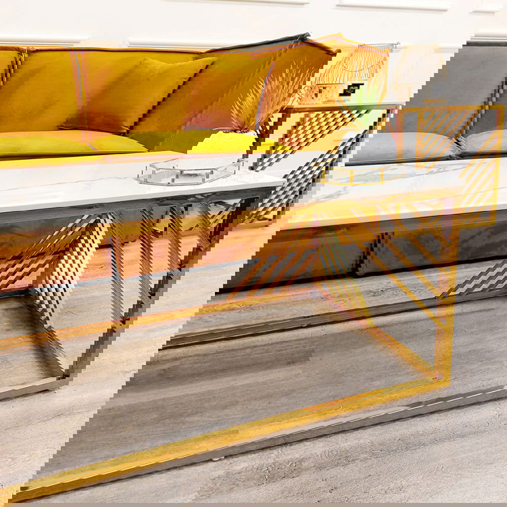 Azure Gold Coffee Table