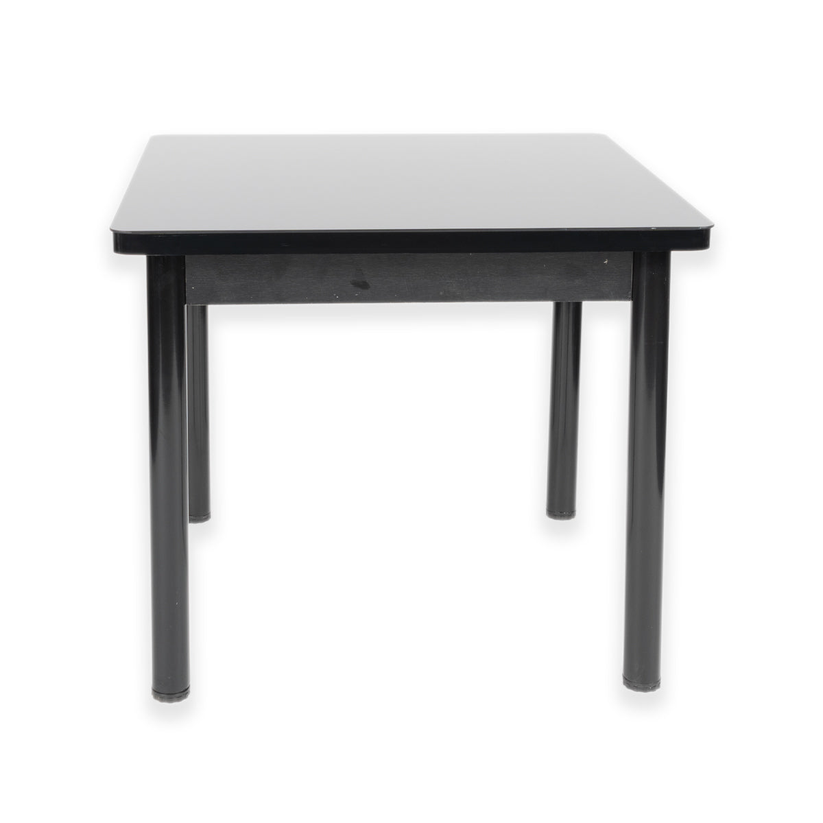 Black Square Dining Table with 4 Chairs