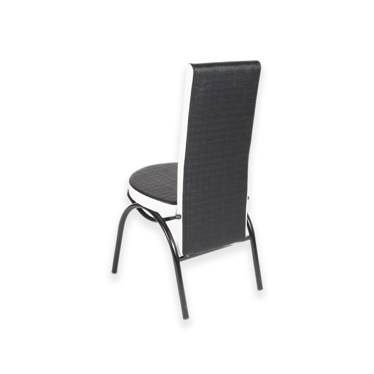 Black Square Dining Table with 4 Chairs