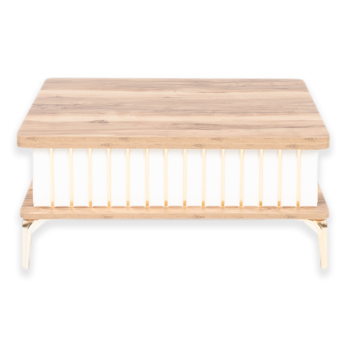 Magic Coffee Table White With Brown