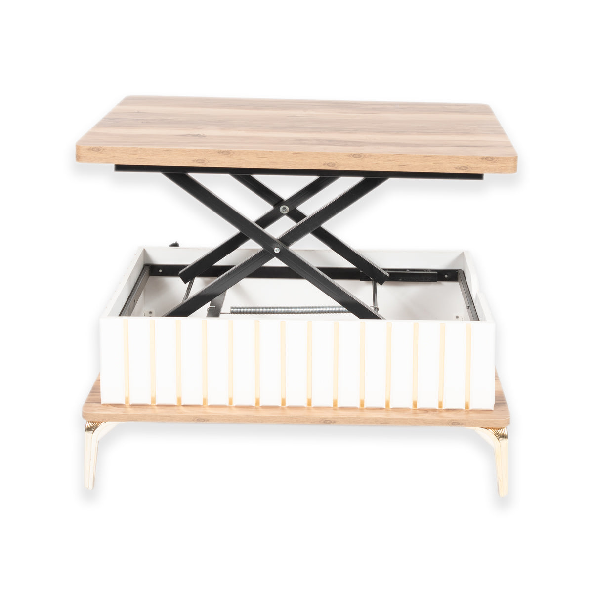 Magic Coffee Table White With Brown