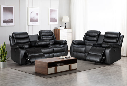 Roma Leather Recliner Sofa
