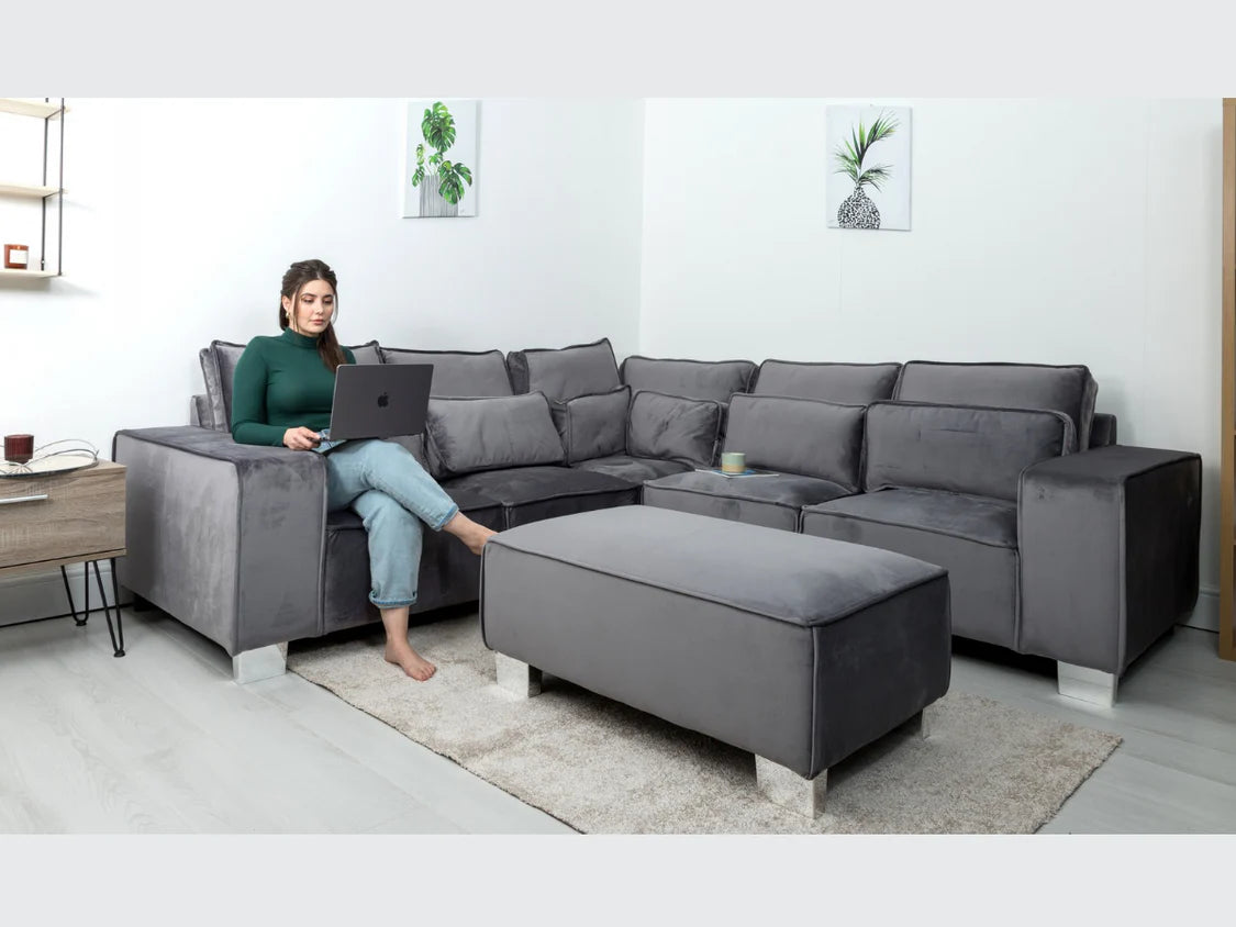 Large 5 Seater Corner Sofa