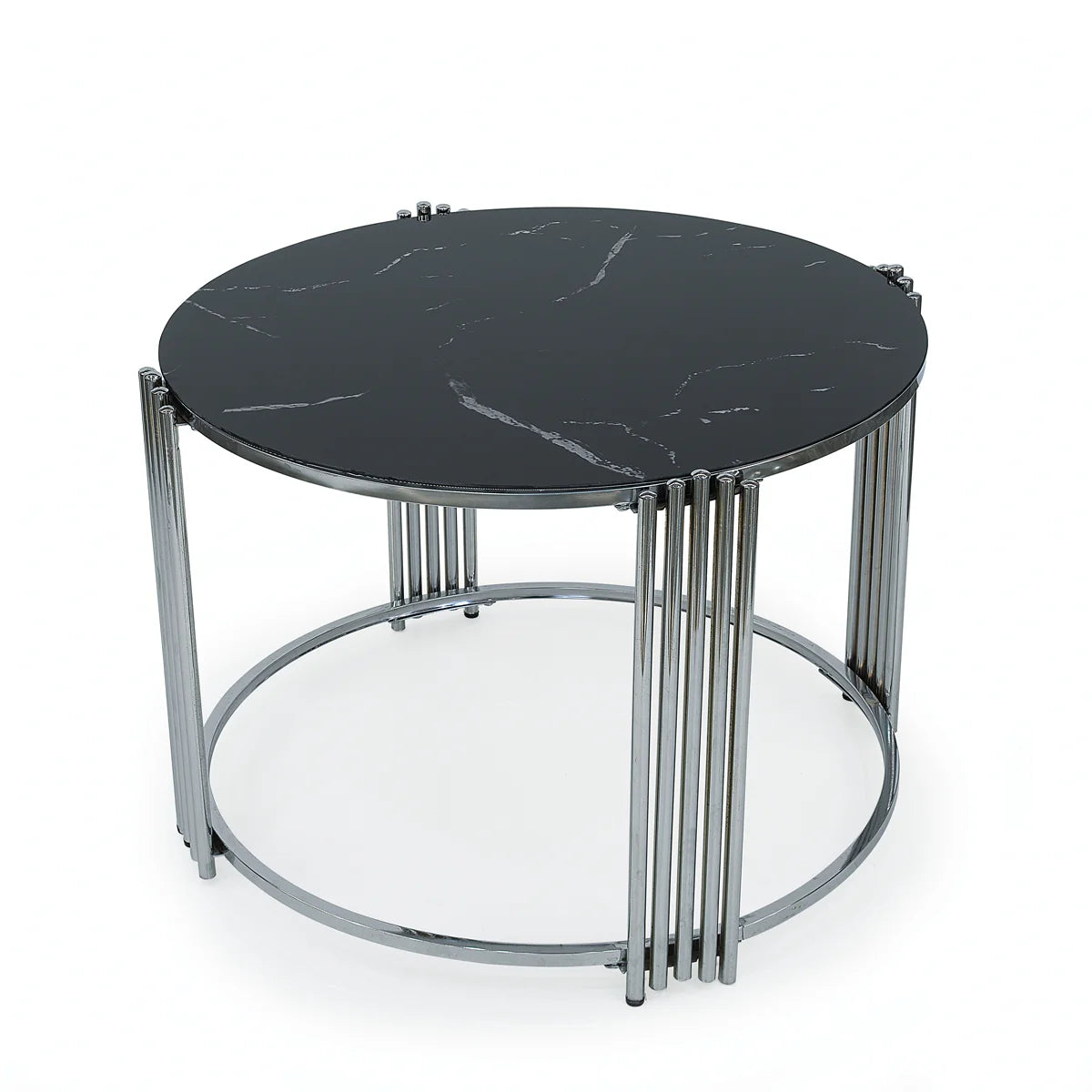 Ellipse Silver Coffee Table