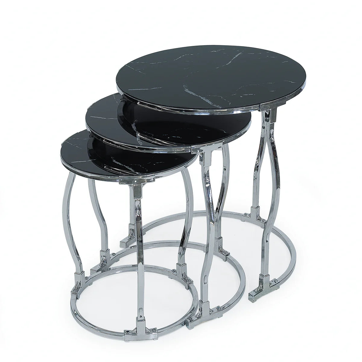 Duru Sliver Coffee Table Set of Three