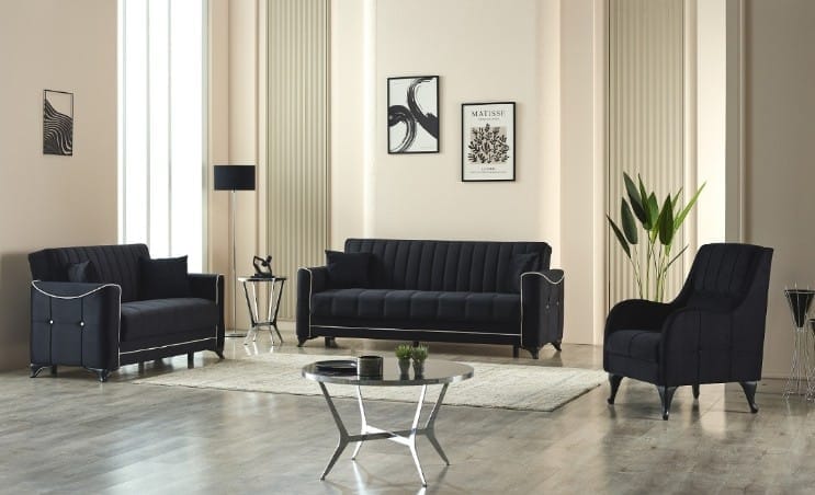 ACELYA 3/2/1 SEATER SOFA BED
