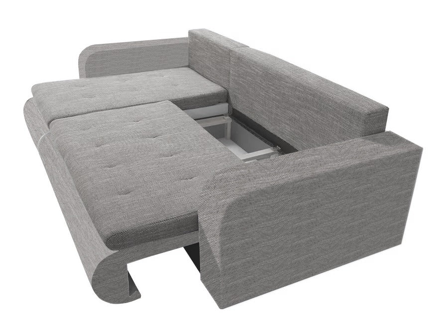 Berlin Stylish and Functional Corner Sofa Bed with Storage