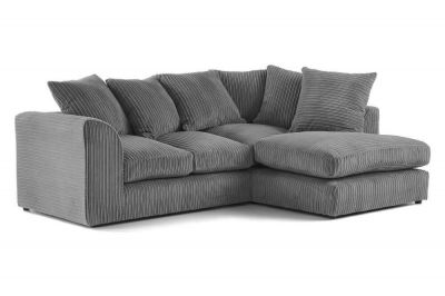 Byron Grey Fabric Left and Right Hand Corner Sofa Collection