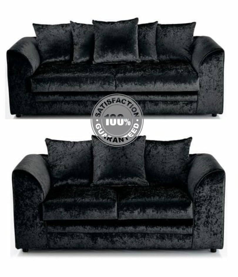 Crushed Velvet 3+2 Seater Sofa