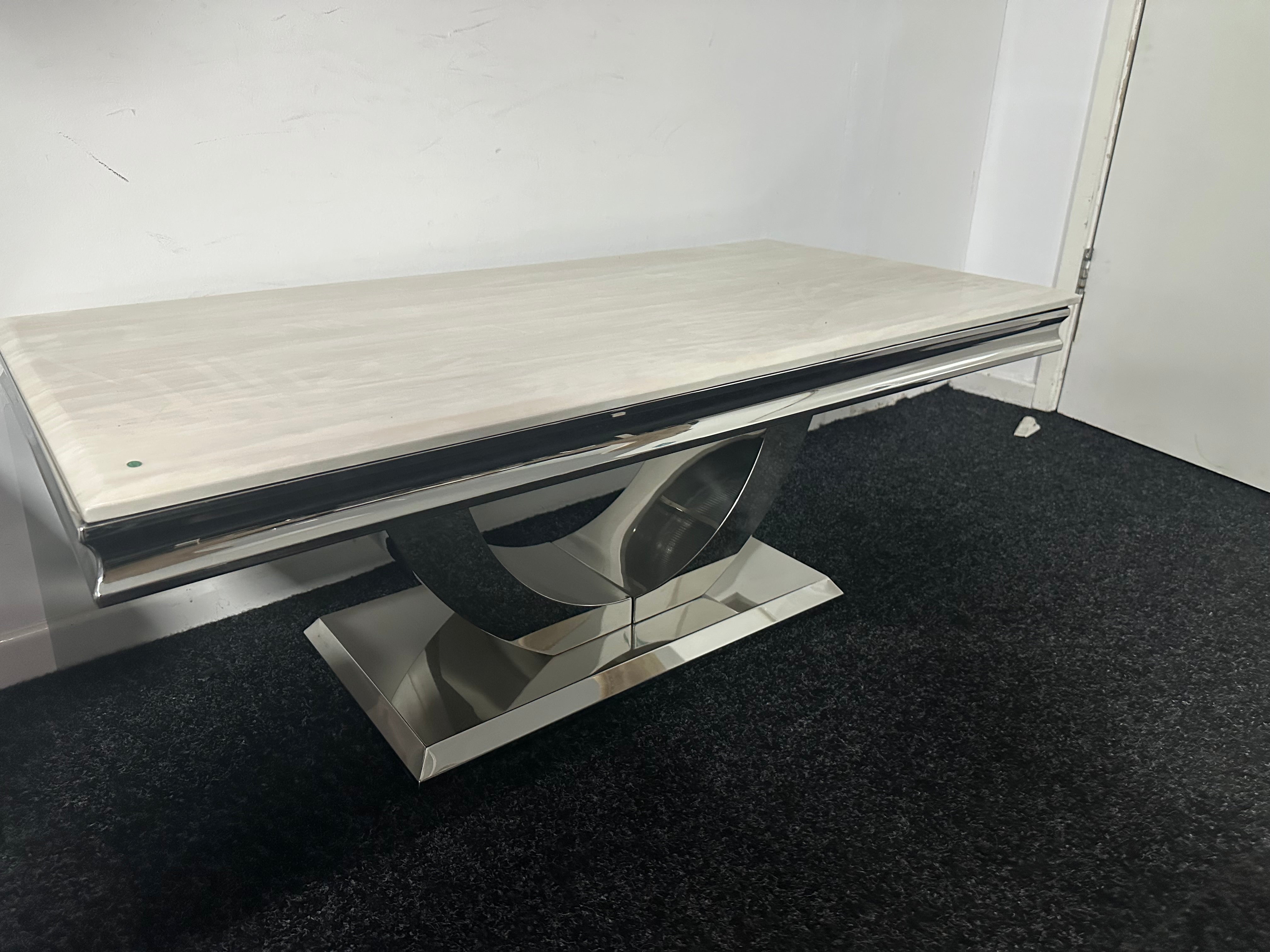 Arial Cream Coffee Table
