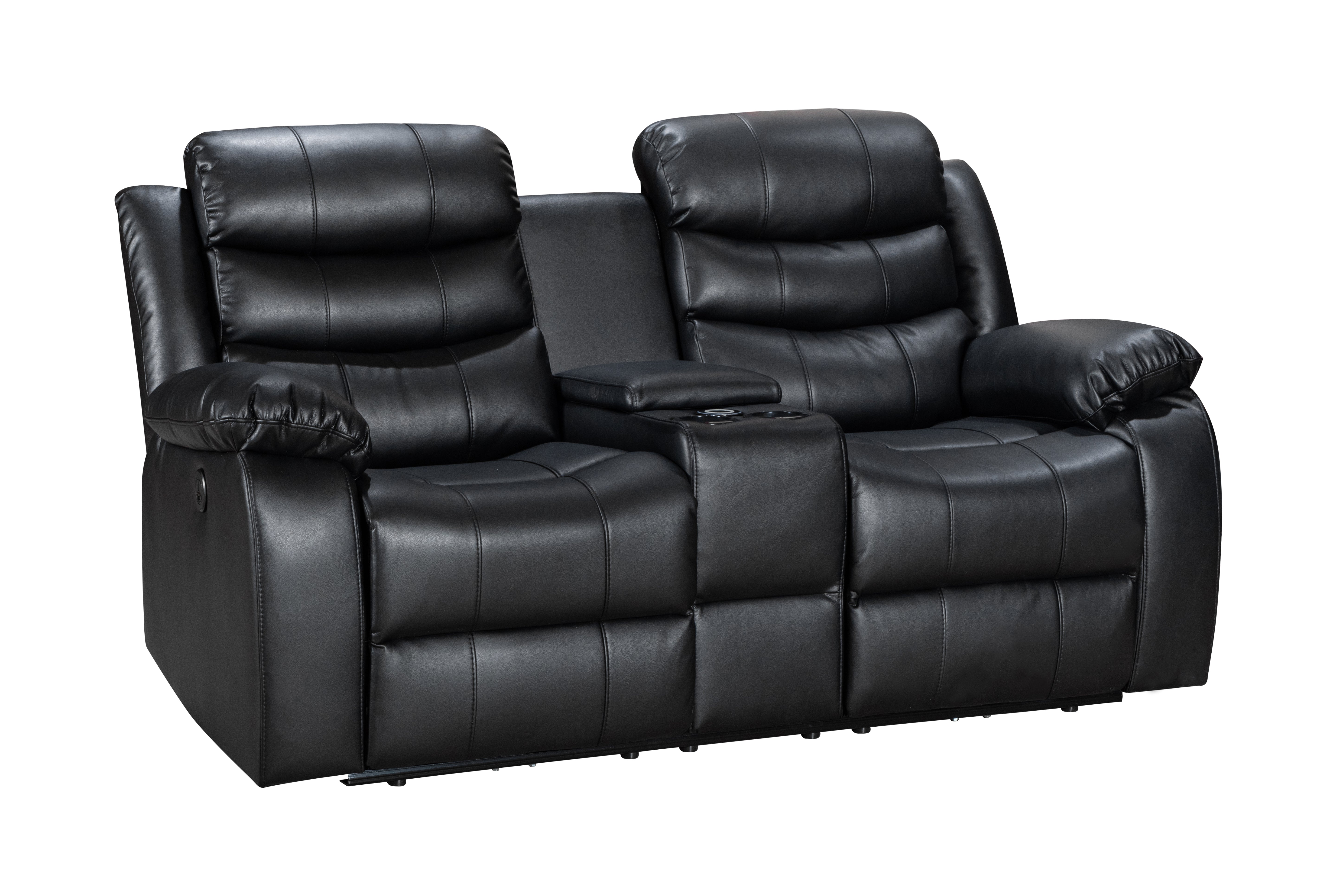 Roma Leather Recliner Sofa