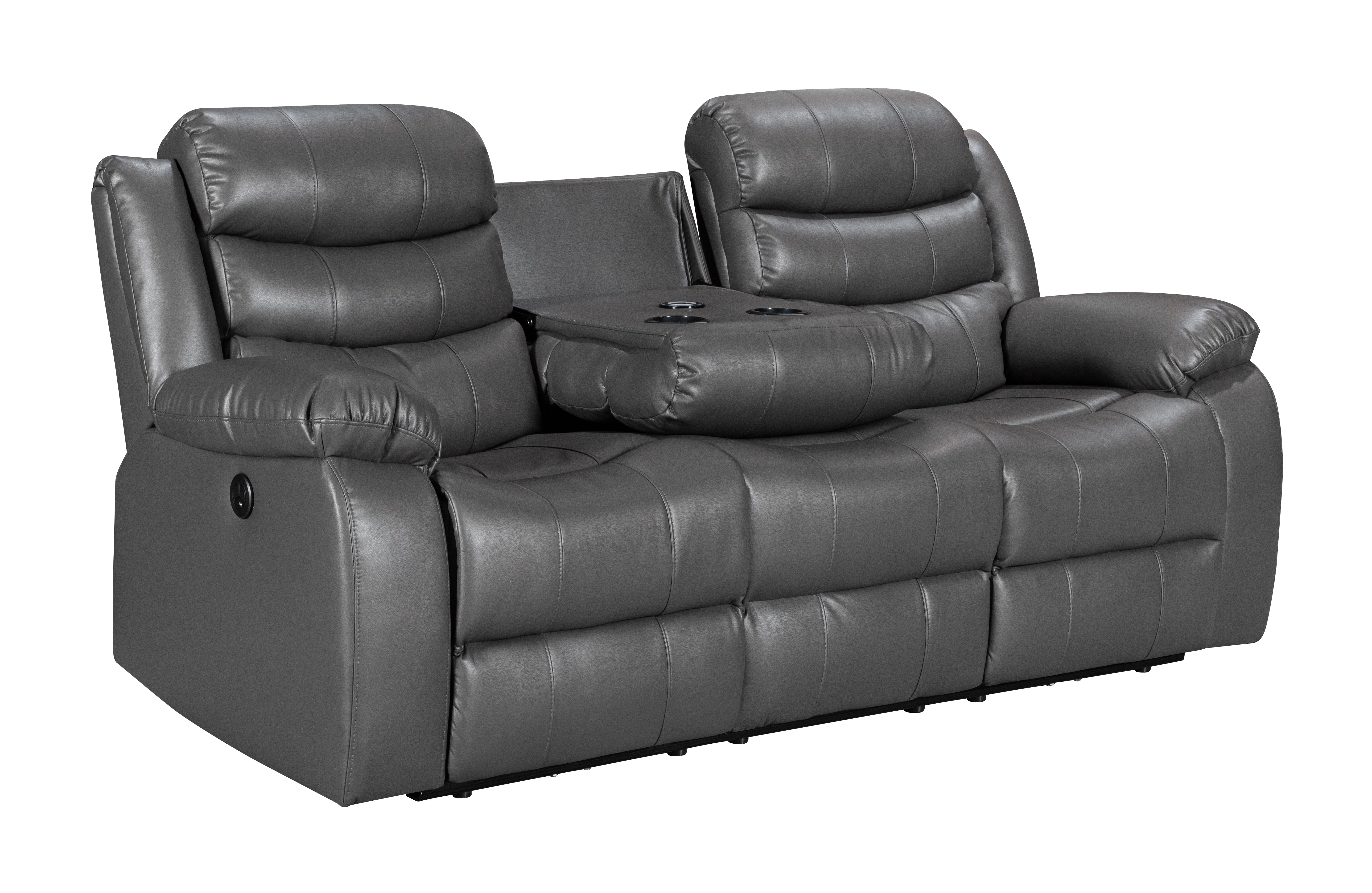 Roma Leather Recliner Sofa