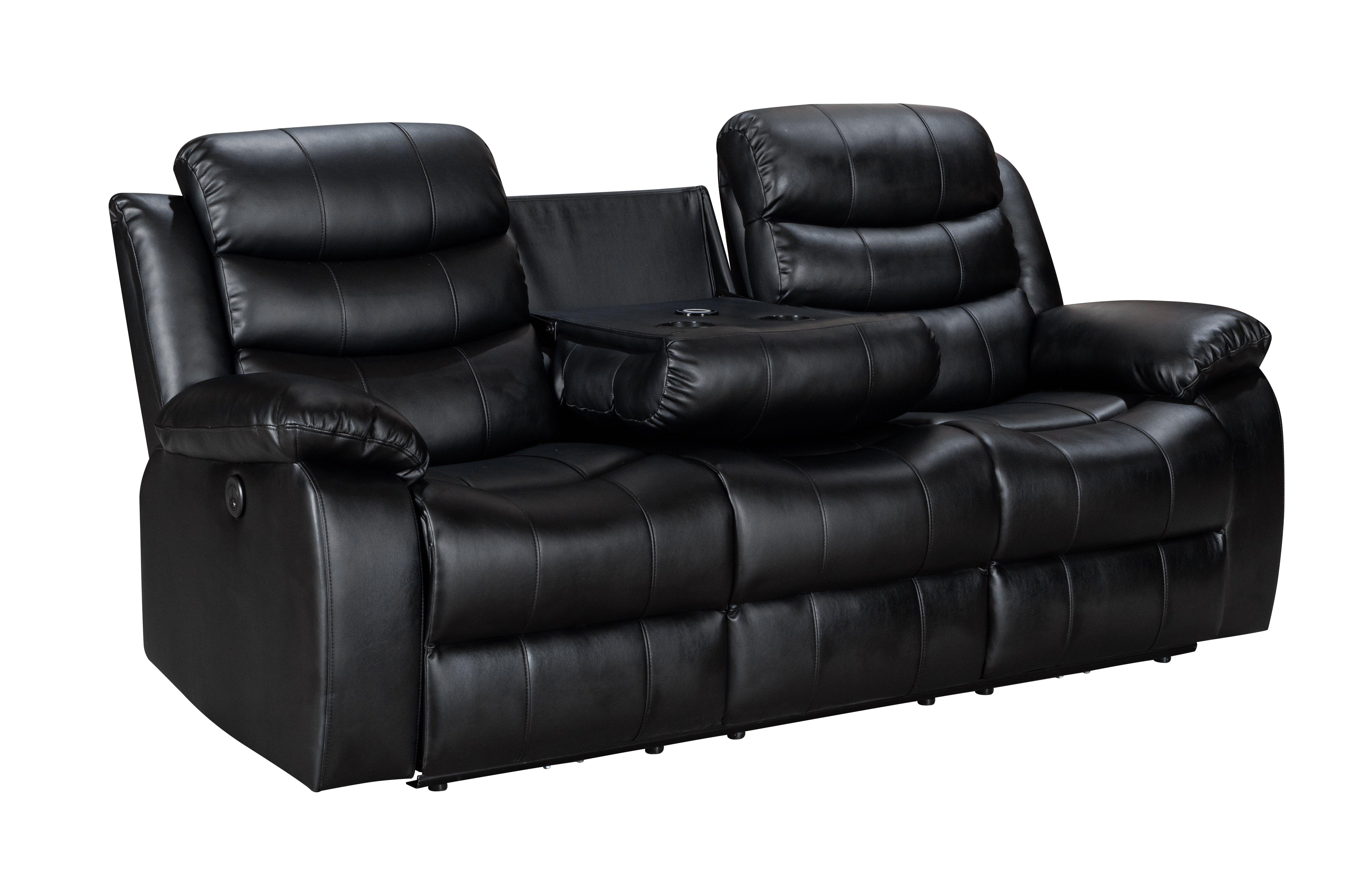 Roma Leather Recliner Sofa