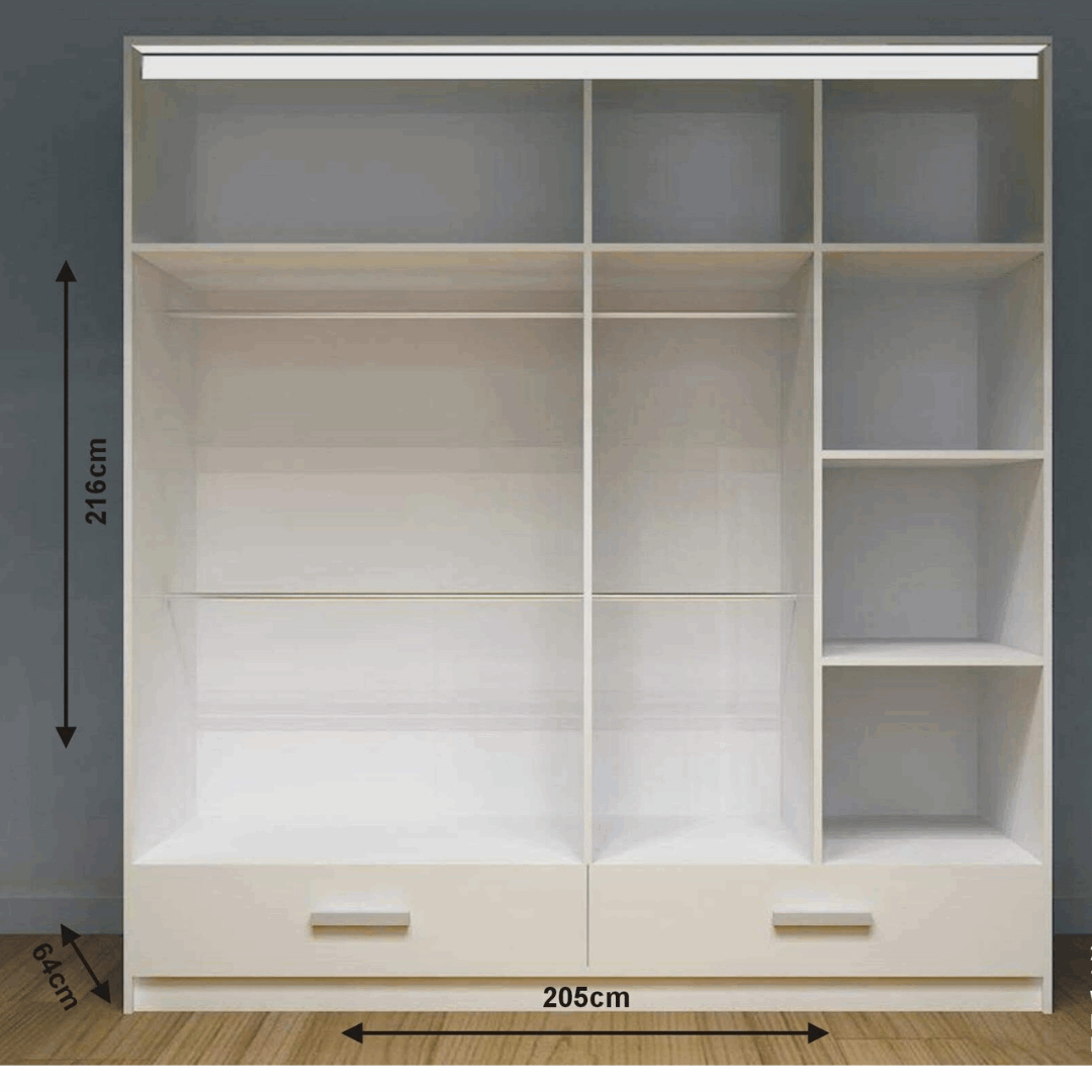 FLORENCE WARDROBE/205CM/256CM