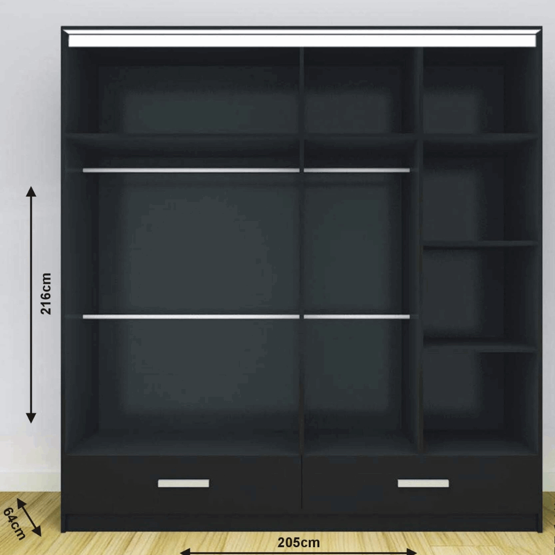 FLORENCE WARDROBE/205CM/256CM