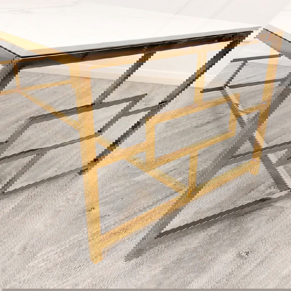 Geo Gold Coffee Table