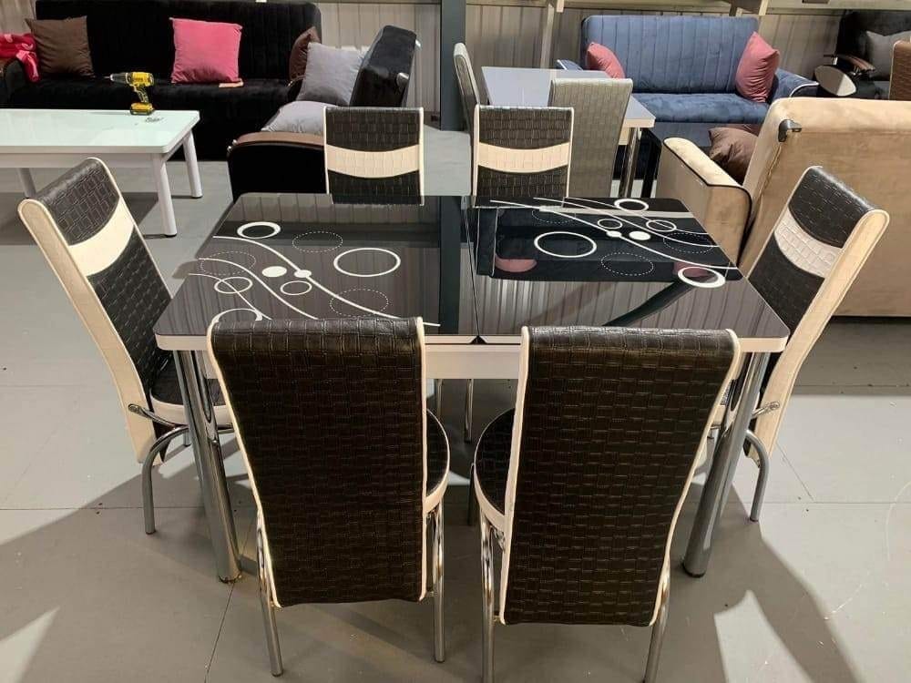 TURKISH BUBBLE DINING TABLE WITH 4/6 CHAIRS