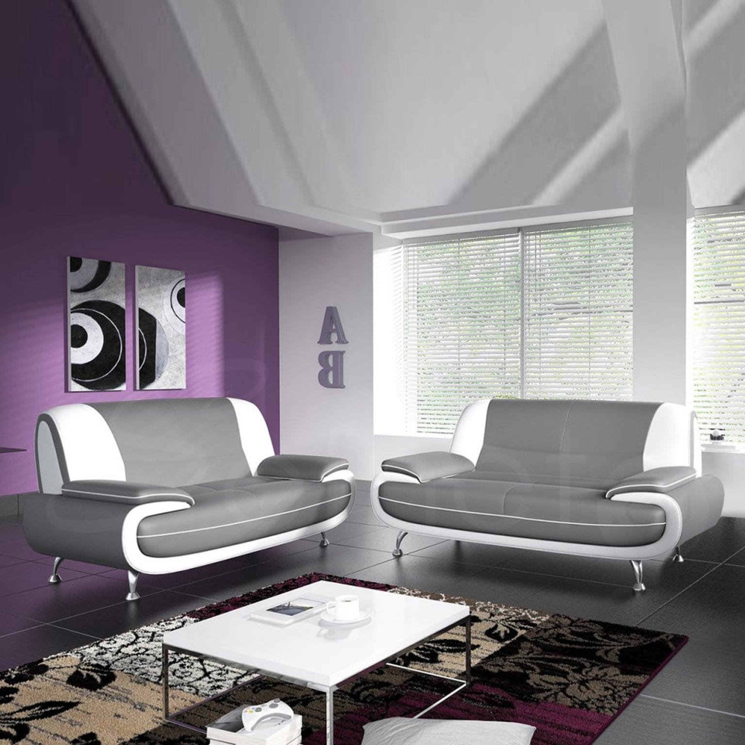 CAROL 3+2/CORNER LEATHER SOFA