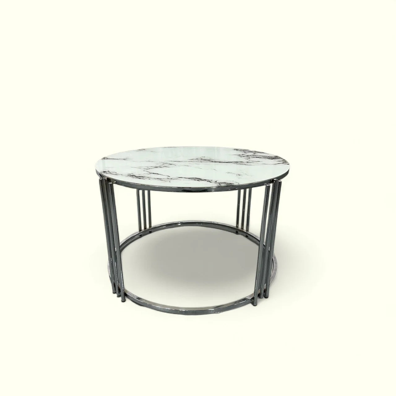 Ellipse Silver Coffee Table