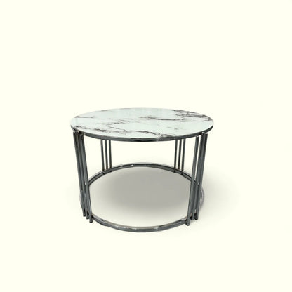 Ellipse Silver Coffee Table
