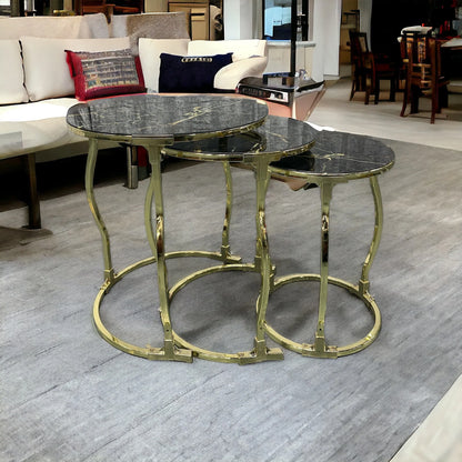 Duru Sliver Coffee Table Set of Three