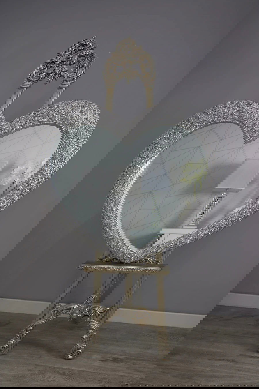 Rosa Heart mirror