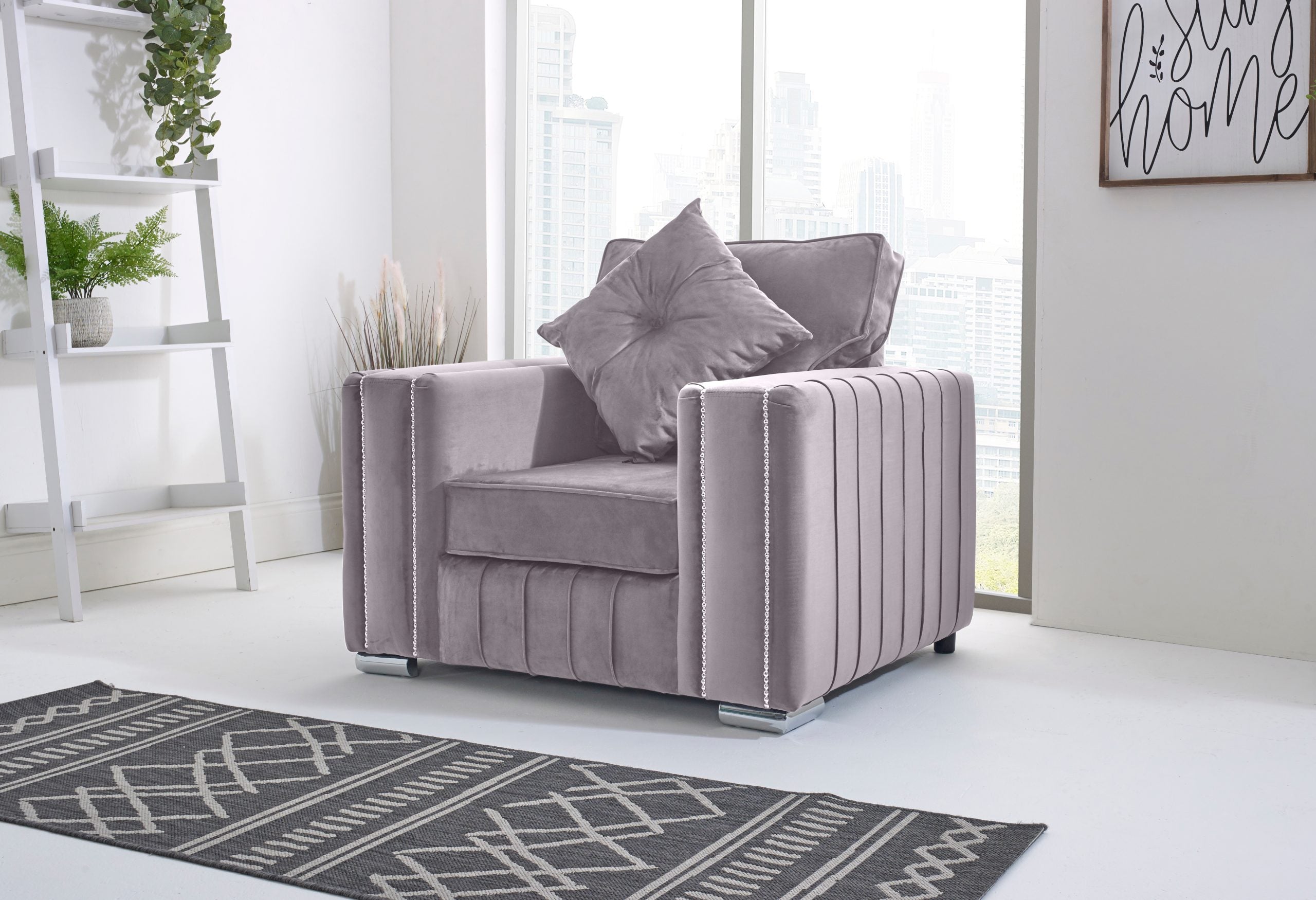 Layla Corner Fullback - 1c2 + Bolster / Buttoned Cushions
