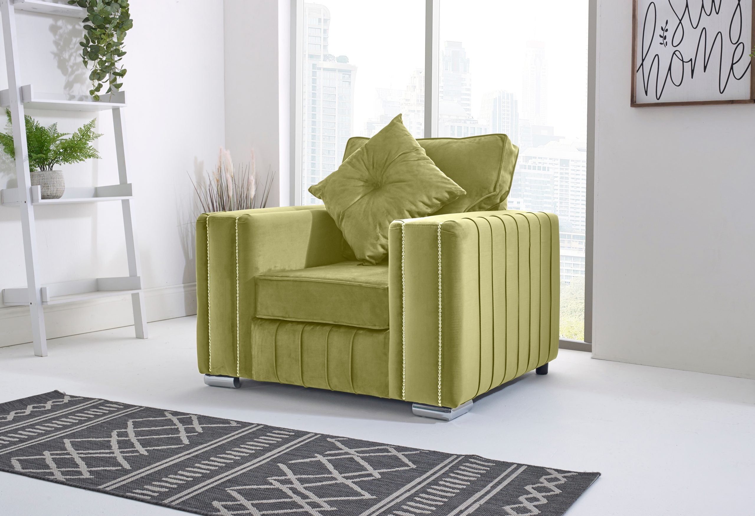 Layla Corner Fullback - 1c2 + Bolster / Buttoned Cushions