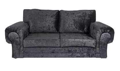 Black Verona Crushed Velvet