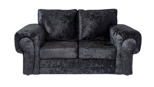 Black Verona Crushed Velvet