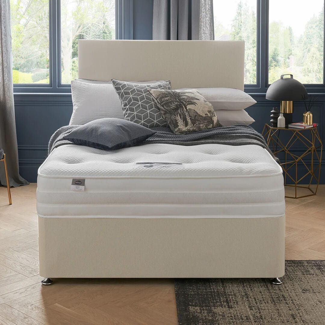 Divan Bed with Mattress with optional Storage – Headboard