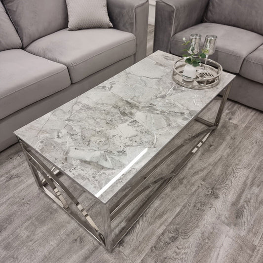 Stella Chrome Coffee Table