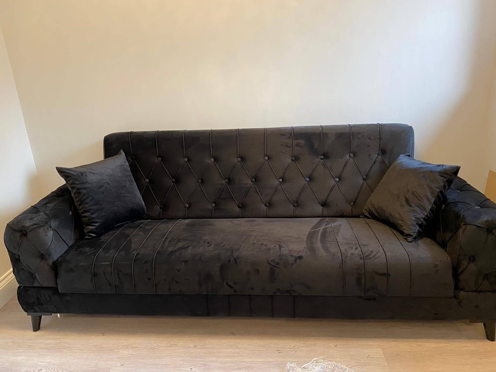 Turkish 3 Seater Sofa Bed With Storage