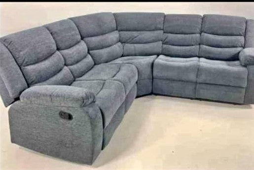 Grey Corner Sofa 6 Seater