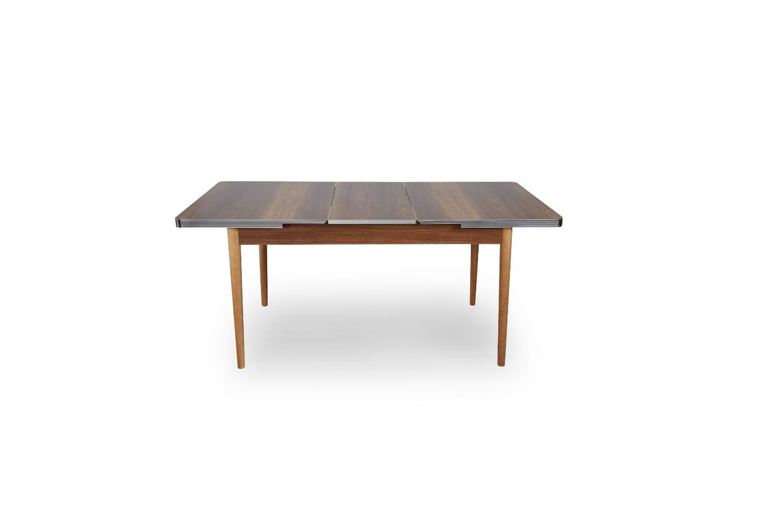 WOODEN DINING TABLE WITH 6 (Brown)