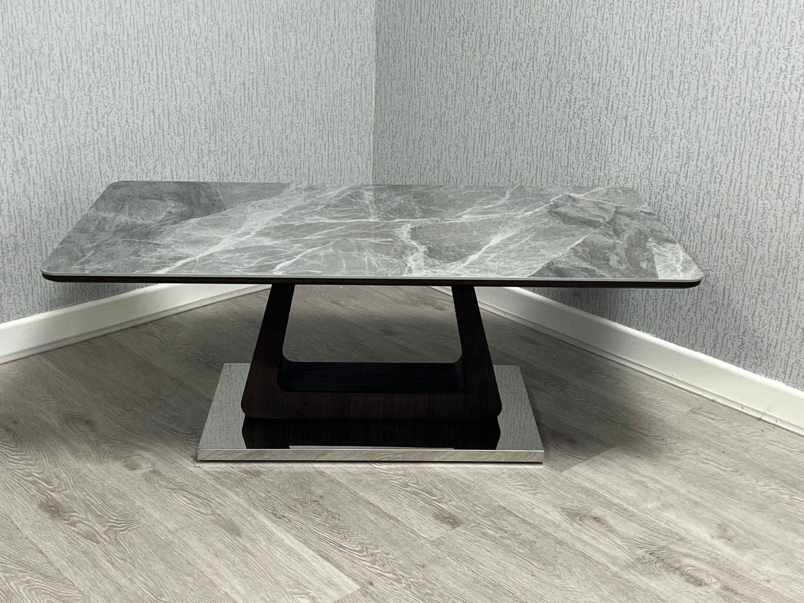 Zermatt Coffee Table - Grey Ceramic