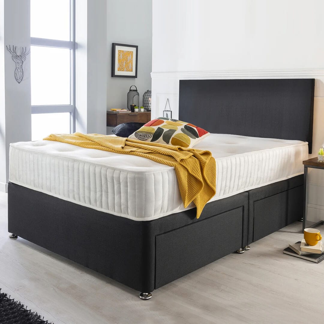Double Divan Bed With Mattress Included