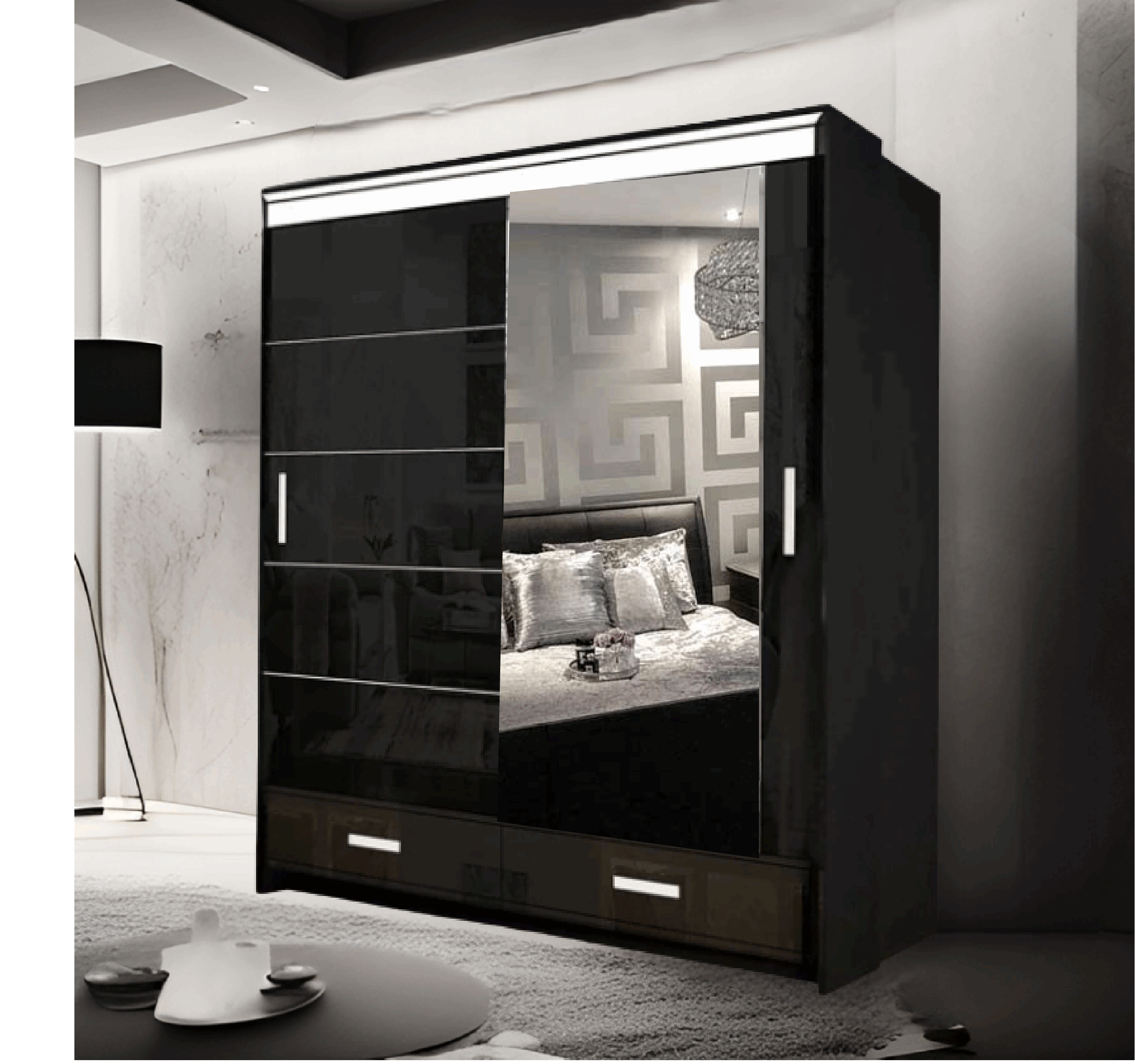 FLORENCE WARDROBE/205CM/256CM