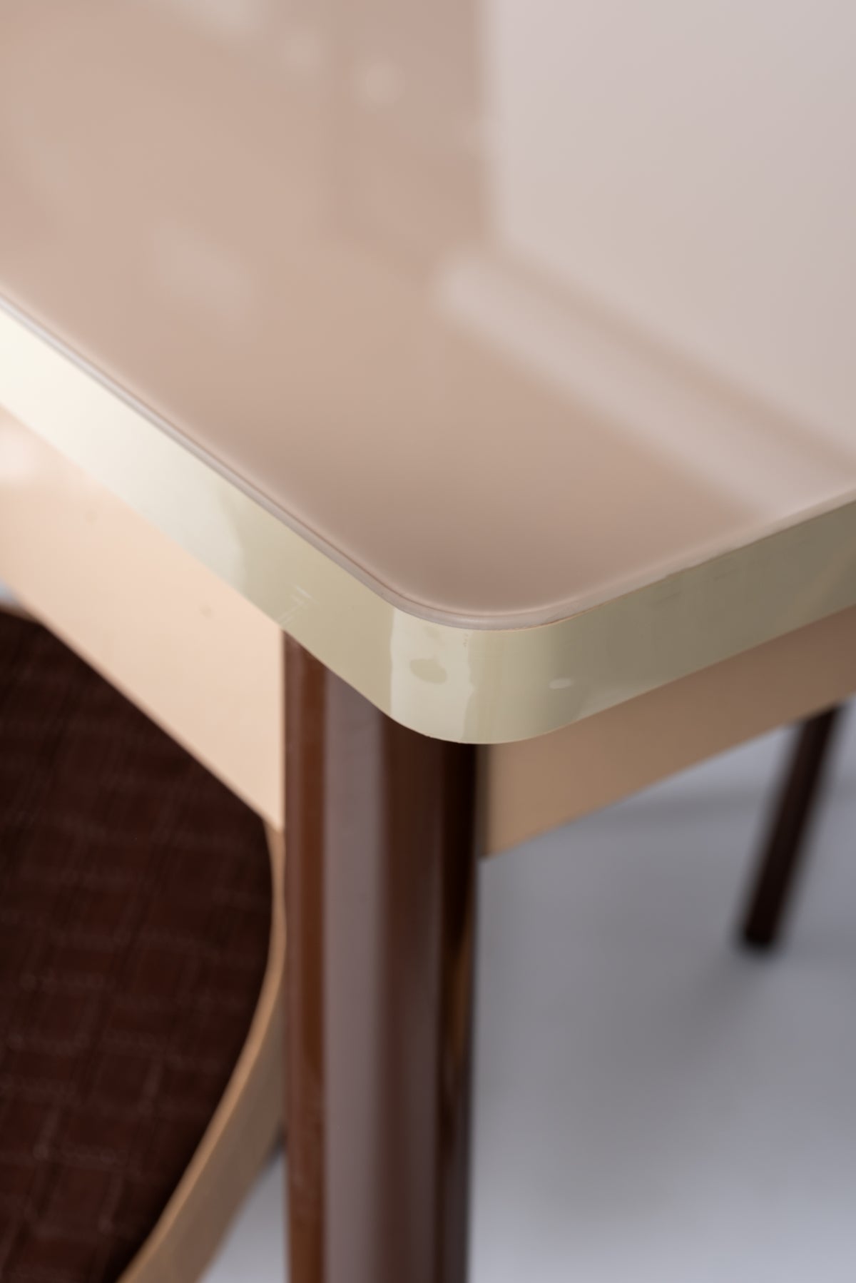 Cappuccino Square Dining Table with 4 Chairs