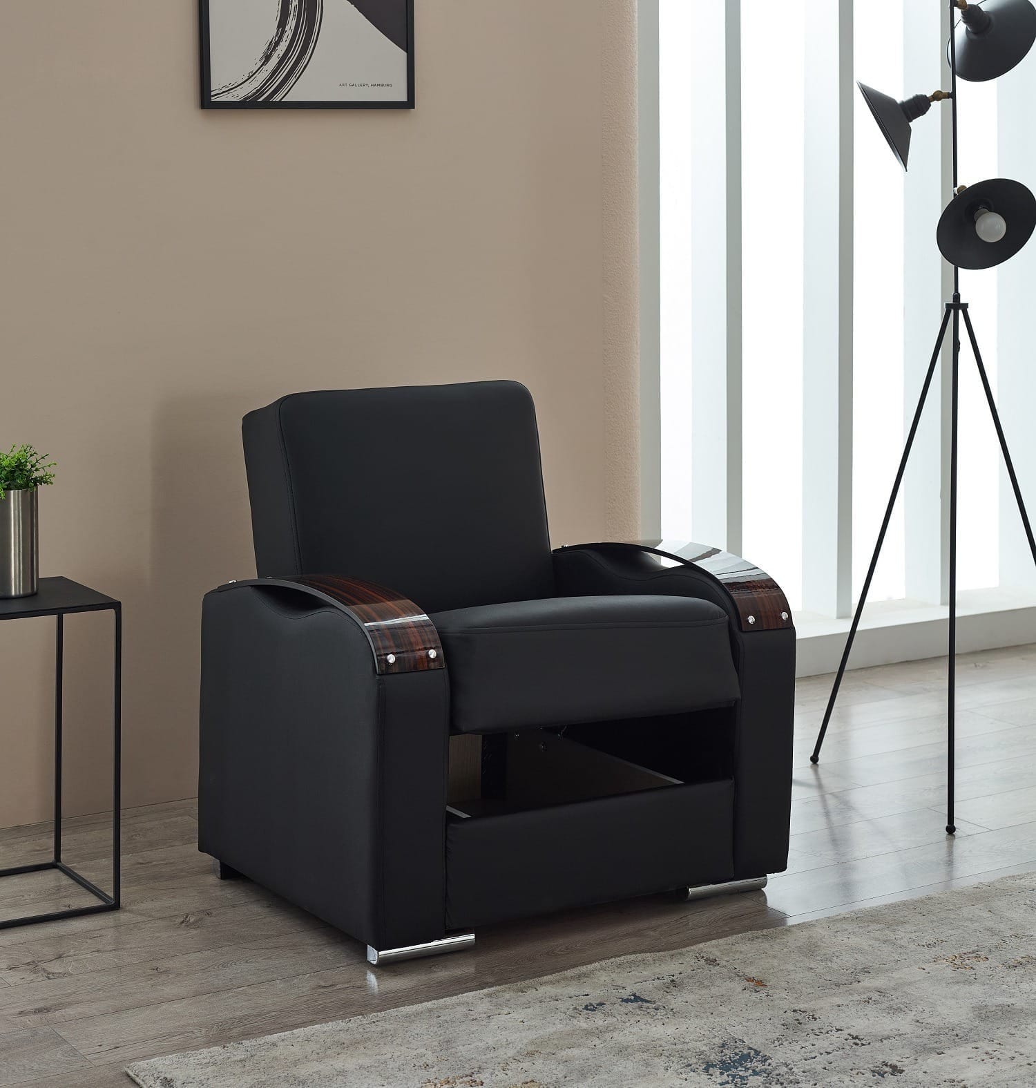 ESILA 3/2/1 LEATHER SOFA BED