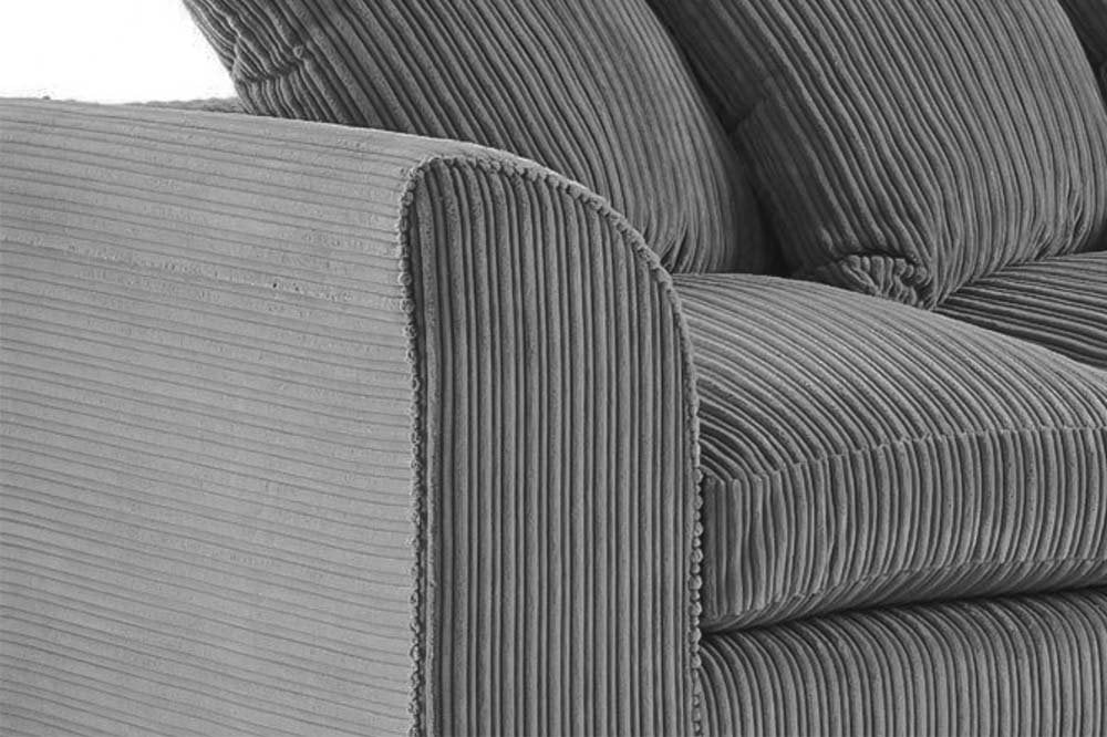 Byron Grey Fabric Left and Right Hand Corner Sofa Collection