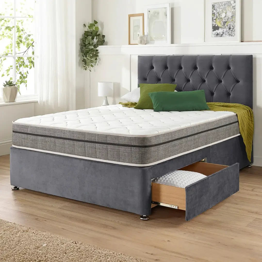 Double Divan Bed With Mattress Included