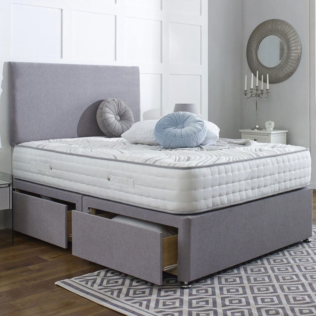 Super King Divan Bed with Mattress