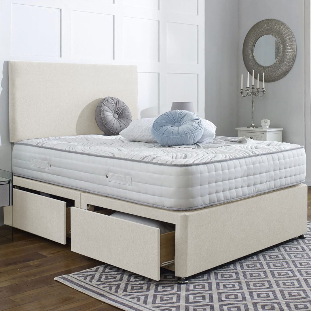 Double Divan Bed With Mattress Included