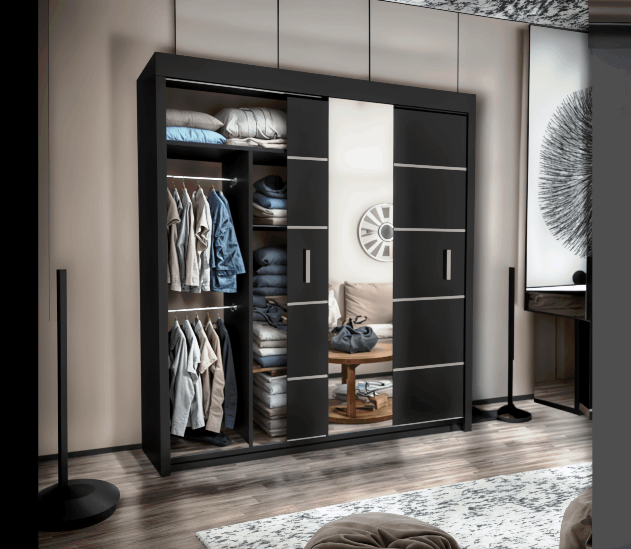 OSLO WARDROBE 120CM/150CM/180CM/203CM/250CM