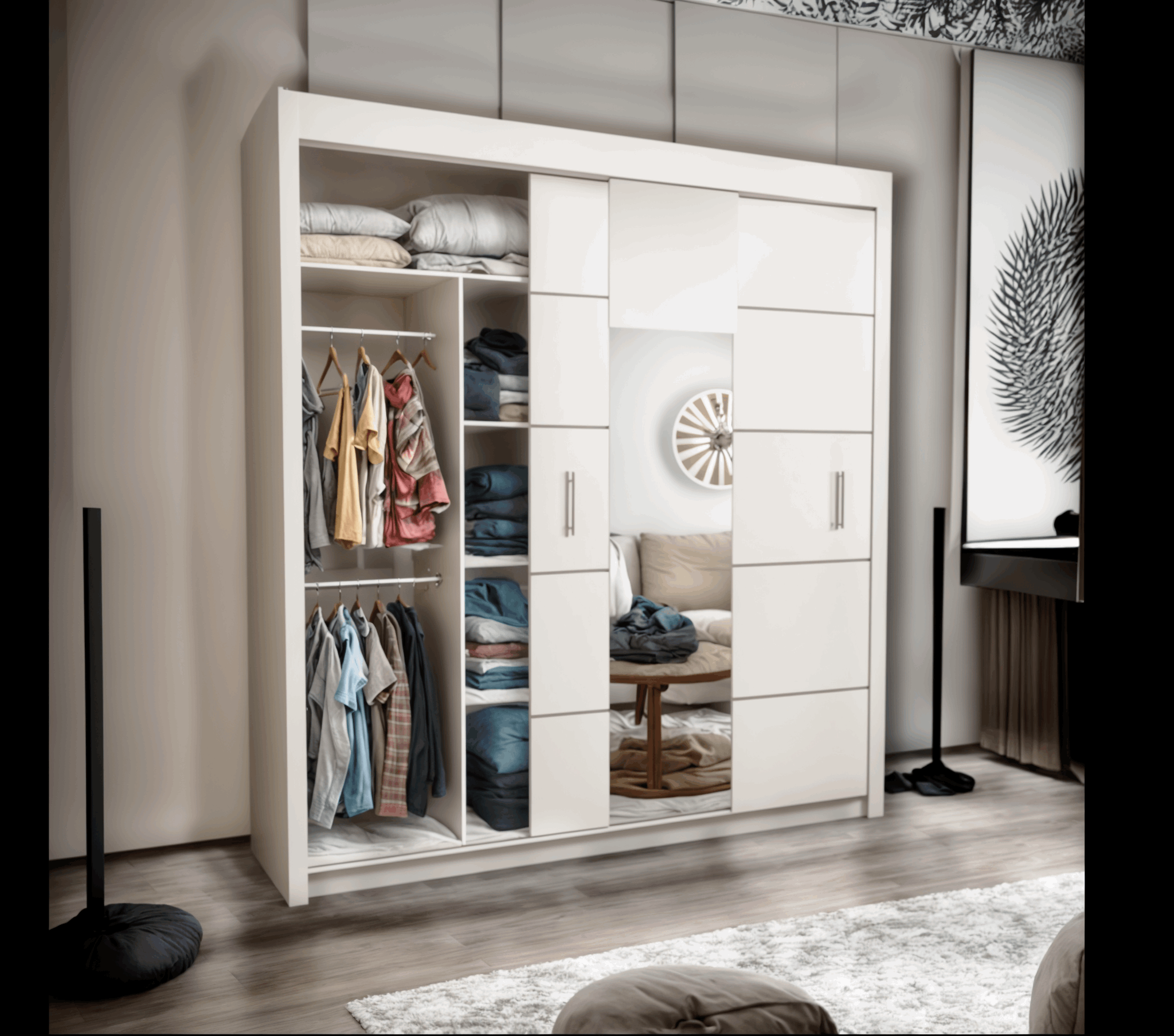 OSLO WARDROBE 120CM/150CM/180CM/203CM/250CM