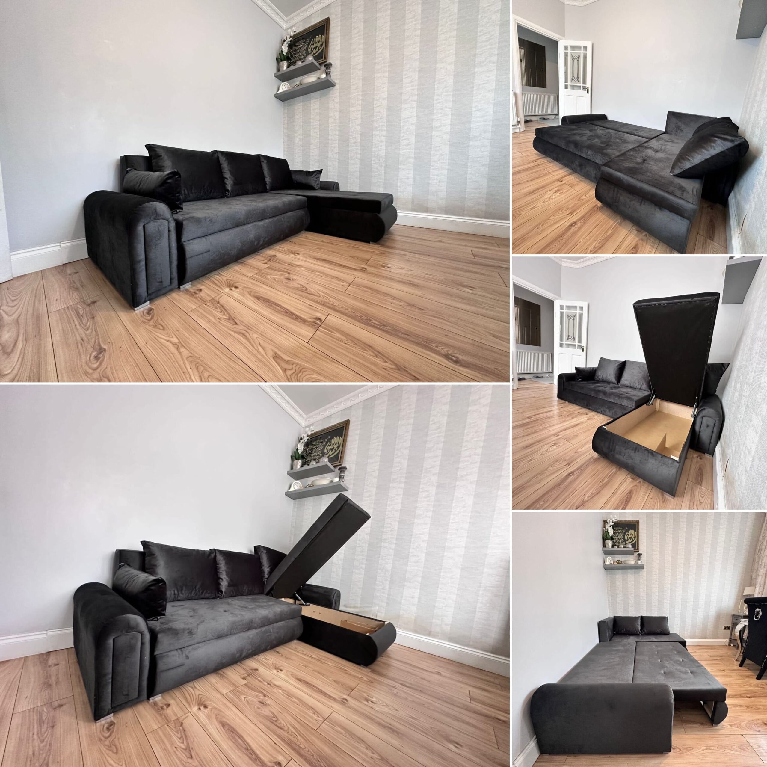BERLIN UNIVERSAL CORNER SOFA BED