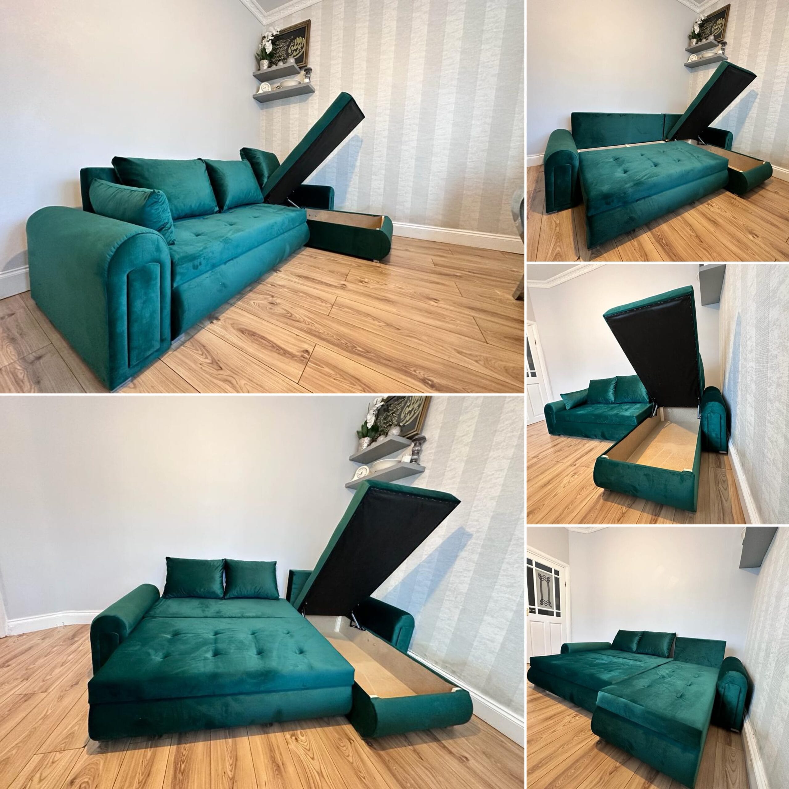 BERLIN UNIVERSAL CORNER SOFA BED