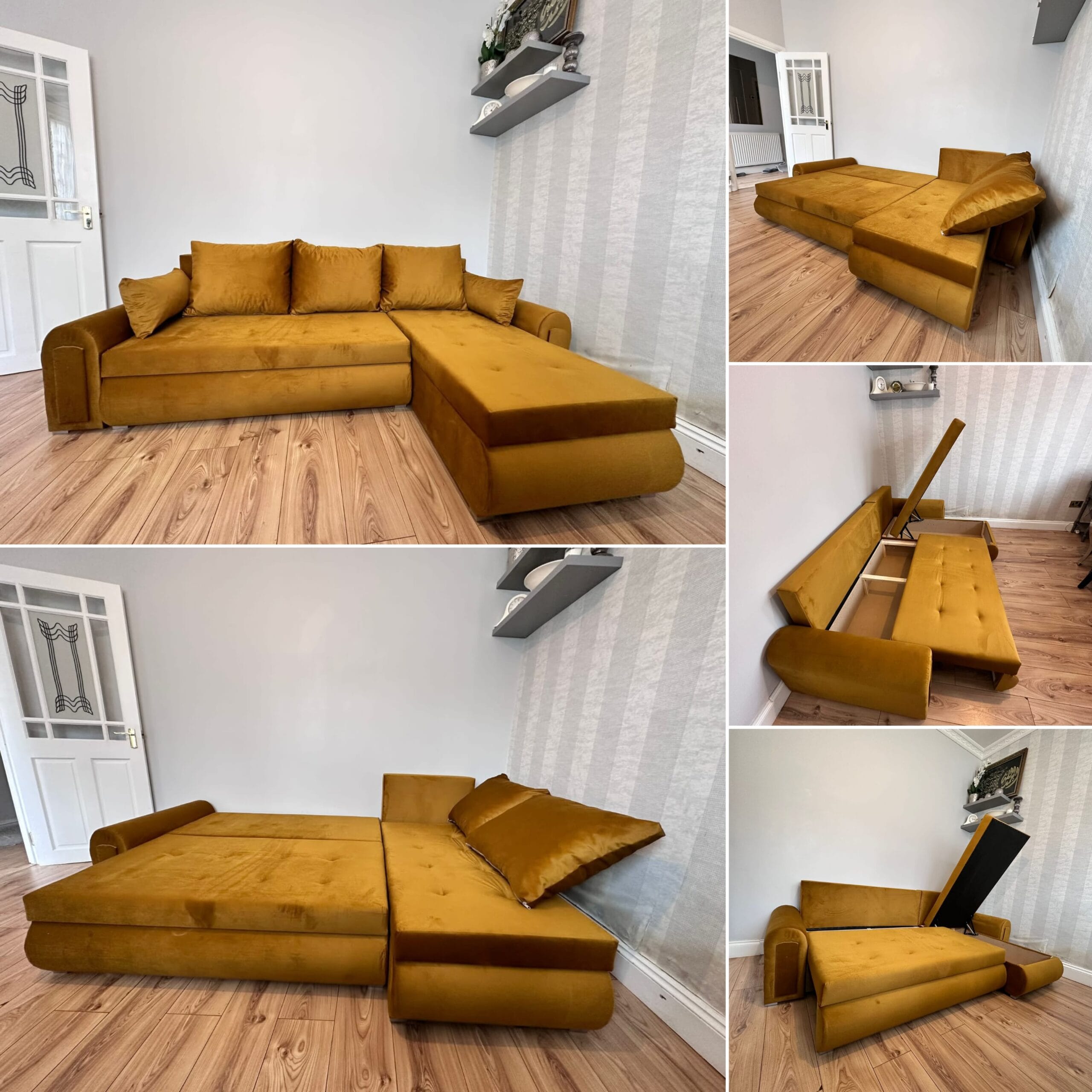 BERLIN UNIVERSAL CORNER SOFA BED