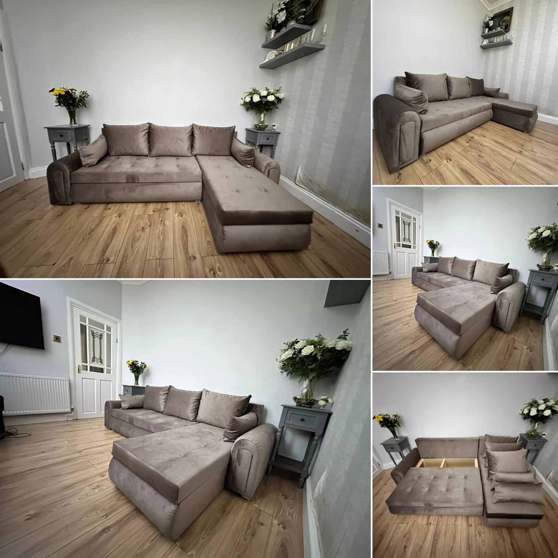 BERLIN UNIVERSAL CORNER SOFA BED